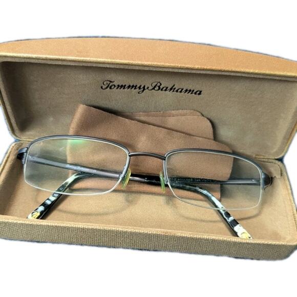 Tommy Bahama Glasses Frames Tb161 Boulder Size 54-20 Marble Turtle Shell Pattern - Picture 1 of 11